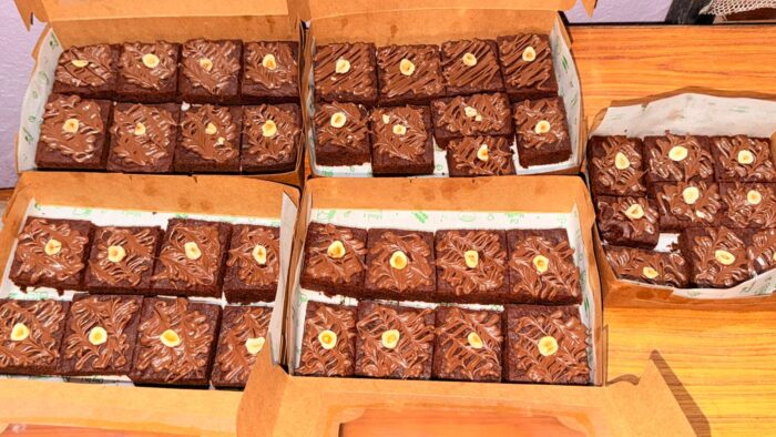 Walnut brownie